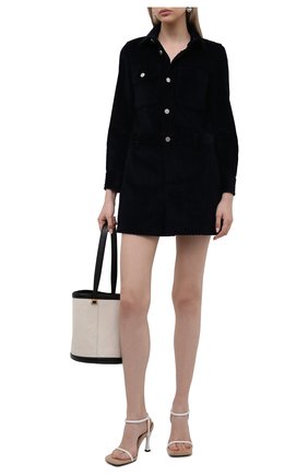 Женский хлопковый комбинезон REDVALENTINO темно-синего цвета по цене 72850 руб., арт. WR3VEB35/5YD | Фото 2 Женский хлопковый комбинезон REDVALENTINO темно-синего цвета, арт. WR3VEB35/5YD | Фото 2 (Материал внешний: Хлопок; Случай: Повседневный; Рукава: Длинные; Женское Кросс-КТ: Комбинезон-одежда; Стили: Гламурный; Длина (брюки, джинсы): Укороченные)