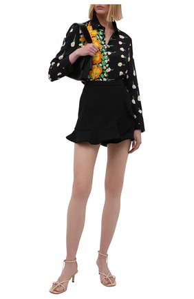 Женская юбка-шорты REDVALENTINO черного цвета по цене 39950 руб., арт. WR3RFF30/5LB | Фото 2 Женская юбка-шорты REDVALENTINO черного цвета, арт. WR3RFF30/5LB | Фото 2 (Материал внешний: Синтетический материал; Длина Ж (юбки, платья, шорты): Мини; Женское Кросс-КТ: юбка-шорты, Юбка-одежда; Стили: Гламурный)