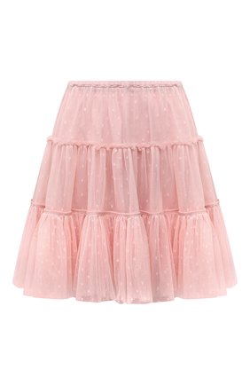 Женская юбка REDVALENTINO светло-розового цвета по цене 37600 руб., арт. WR3RAG85/5MM | Фото 1 Женская юбка REDVALENTINO светло-розового цвета, арт. WR3RAG85/5MM | Фото 1 (Материал внешний: Синтетический материал; Материал подклада: Синтетический материал; Стили: Романтичный; Женское Кросс-КТ: Юбка-одежда; Длина Ж (юбки, платья, шорты): Мини)