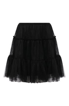 Женская юбка REDVALENTINO черного цвета по цене 37600 руб., арт. WR3RAG85/5MM | Фото 1 Женская юбка REDVALENTINO черного цвета, арт. WR3RAG85/5MM | Фото 1 (Материал внешний: Синтетический материал; Женское Кросс-КТ: Юбка-одежда; Длина Ж (юбки, платья, шорты): Мини; Материал подклада: Синтетический материал; Стили: Романтичный)