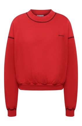 Женский хлопковый свитшот REDVALENTINO красного цвета по цене 22300 руб., арт. WR3MF07R/61W | Фото 1 Женский хлопковый свитшот REDVALENTINO красного цвета, арт. WR3MF07R/61W | Фото 1 (Рукава: Длинные; Длина (для топов): Стандартные; Материал внешний: Хлопок; Стили: Спорт-шик; Женское Кросс-КТ: Свитшот-одежда)