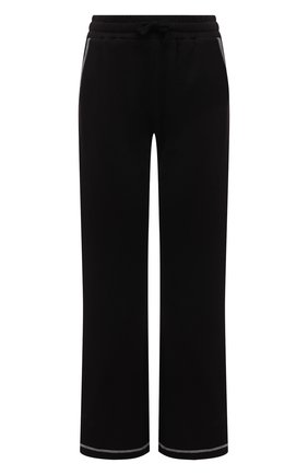Женские хлопковые брюки REDVALENTINO черного цвета по цене 36050 руб., арт. WR3MD01V/61W | Фото 1 Женские хлопковые брюки REDVALENTINO черного цвета, арт. WR3MD01V/61W | Фото 1 (Материал внешний: Хлопок; Длина (брюки, джинсы): Стандартные; Силуэт Ж (брюки и джинсы): Расклешенные; Стили: Спорт-шик; Женское Кросс-КТ: Брюки-одежда)
