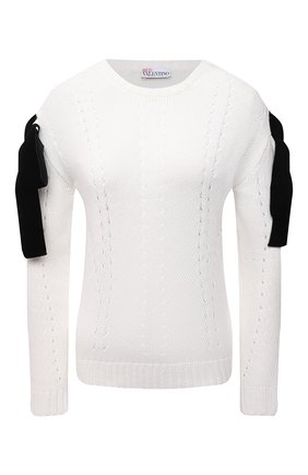 Женский пуловер REDVALENTINO белого цвета по цене 43050 руб., арт. WR3KC09I/648 | Фото 1