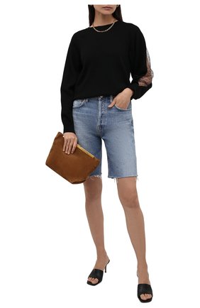Женский пуловер REDVALENTINO черного цвета по цене 47150 руб., арт. WR3KC08D/64G | Фото 2 Женский пуловер REDVALENTINO черного цвета, арт. WR3KC08D/64G | Фото 2 (Материал внешний: Синтетический материал, Шерсть, Вискоза; Длина (для топов): Стандартные; Рукава: Длинные; Стили: Спорт-шик; Женское Кросс-КТ: Пуловер-одежда)