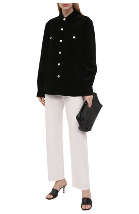 Женская хлопковая рубашка JIL SANDER черного цвета по цене 89950 руб., арт. JPPT600105-WT243014 | Фото 2 Женская хлопковая рубашка JIL SANDER черного цвета, арт. JPPT600105-WT243014 | Фото 2