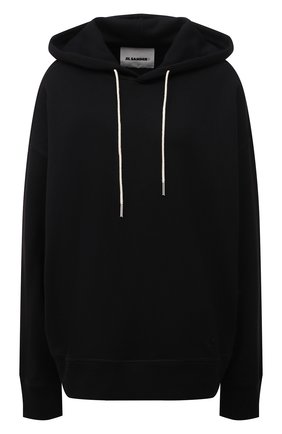 Женский хлопковое худи JIL SANDER черного цвета по цене 41450 руб., арт. JPPT707515-WT248608 | Фото 1 Женский хлопковое худи JIL SANDER черного цвета, арт. JPPT707515-WT248608 | Фото 1