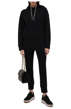 Женские хлопковые джоггеры JIL SANDER черного цвета по цене 41450 руб., арт. JPPT727517-WT248608 | Фото 2 Женские хлопковые джоггеры JIL SANDER черного цвета, арт. JPPT727517-WT248608 | Фото 2