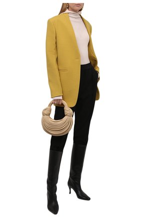 Женская шерстяная водолазка JIL SANDER белого цвета по цене 66800 руб., арт. JPPT754500-WTY20068 | Фото 2 Женская шерстяная водолазка JIL SANDER белого цвета, арт. JPPT754500-WTY20068 | Фото 2 (Рукава: Длинные; Материал внешний: Шерсть; Длина (для топов): Стандартные; Стили: Минимализм; Женское Кросс-КТ: Водолазка-одежда)