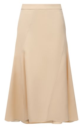 Женская юбка JIL SANDER светло-бежевого цвета по цене 95050 руб., арт. JSCT350802-WT470300 | Фото 1 Женская юбка JIL SANDER светло-бежевого цвета, арт. JSCT350802-WT470300 | Фото 1