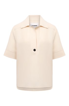 Женская блузка JIL SANDER кремвого цвета по цене 63050 руб., арт. JSCT561206-WT440200 | Фото 1 Женская блузка JIL SANDER кремвого цвета, арт. JSCT561206-WT440200 | Фото 1