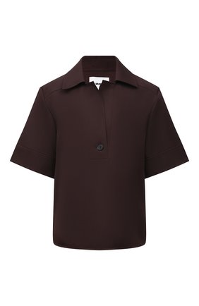 Женская блузка JIL SANDER коричневого цвета по цене 63050 руб., арт. JSCT561206-WT440200 | Фото 1 Женская блузка JIL SANDER коричневого цвета, арт. JSCT561206-WT440200 | Фото 1