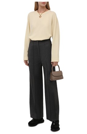 Женский кашемировый пуловер JIL SANDER цвета по цене 84400 руб., арт. JSCT754028-WTY10008 | Фото 2 Женский кашемировый пуловер JIL SANDER цвета, арт. JSCT754028-WTY10008 | Фото 2
