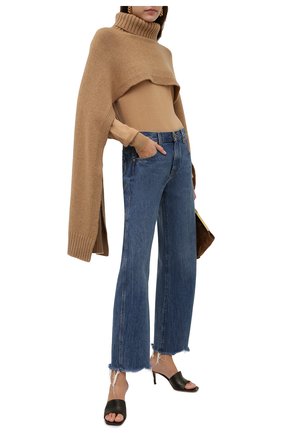 Женская водолазка JIL SANDER бежевого цвета по цене 84400 руб., арт. JSCT754040-WTY11018 | Фото 2 Женская водолазка JIL SANDER бежевого цвета, арт. JSCT754040-WTY11018 | Фото 2 (Материал внешний: Шерсть, Шелк, Кашемир; Рукава: Длинные; Длина (для топов): Стандартные; Стили: Минимализм; Женское Кросс-КТ: Водолазка-одежда)