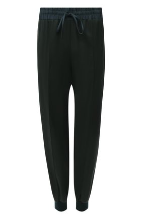 Женские шерстяные джоггеры JIL SANDER темно-зеленого цвета по цене 63050 руб., арт. JSPT310800-WT202500 | Фото 1 Женские шерстяные джоггеры JIL SANDER темно-зеленого цвета, арт. JSPT310800-WT202500 | Фото 1