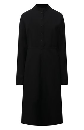 Женское шерстяное платье JIL SANDER черного цвета по цене 144000 руб., арт. JSPT504301-WT202500 | Фото 1 Женское шерстяное платье JIL SANDER черного цвета, арт. JSPT504301-WT202500 | Фото 1