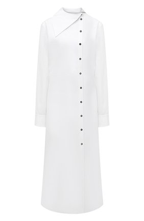 Женское хлопковое платье JIL SANDER белого цвета по цене 89850 руб., арт. JSPT504405-WT244200 | Фото 1 Женское хлопковое платье JIL SANDER белого цвета, арт. JSPT504405-WT244200 | Фото 1