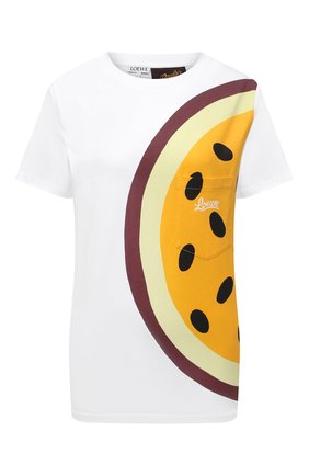 Женская хлопковая футболка loewe x paula's ibiza LOEWE белого цвета по цене 29950 руб., арт. S616Y22X21 | Фото 1 Женская хлопковая футболка loewe x paula's ibiza LOEWE белого цвета, арт. S616Y22X21 | Фото 1