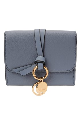Женские кожаное портмоне alphabet CHLOÉ голубого цвета по цене 35700 руб., арт. CHC20WP945D83 | Фото 1 Женские кожаное портмоне alphabet CHLOÉ голубого цвета, арт. CHC20WP945D83 | Фото 1