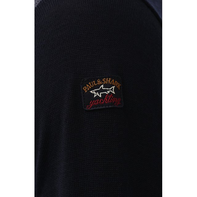 Шерстяной свитер Paul&Shark 11311050/FLV, цвет синий, размер 48 11311050/FLV - фото 5