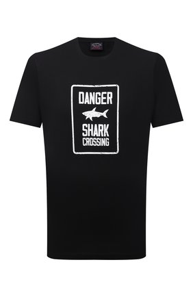 Мужская хлопковая футболка PAUL&SHARK черного цвета по цене 13200 руб., арт. 11311657/C00 | Фото 1 Мужская хлопковая футболка PAUL&SHARK черного цвета, арт. 11311657/C00 | Фото 1