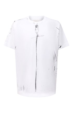 Мужская хлопковая футболка GIVENCHY белого цвета по цене 47050 руб., арт. BM712W3Y6B | Фото 1 Мужская хлопковая футболка GIVENCHY белого цвета, арт. BM712W3Y6B | Фото 1