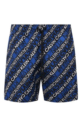 Мужские плавки-шорты CALVIN KLEIN синего цвета по цене 8875 руб., арт. KM0KM00550 | Фото 1 Мужские плавки-шорты CALVIN KLEIN синего цвета, арт. KM0KM00550 | Фото 1