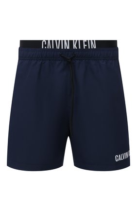 Мужские плавки-шорты CALVIN KLEIN темно-синего цвета по цене 9550 руб., арт. KM0KM00552 | Фото 1 Мужские плавки-шорты CALVIN KLEIN темно-синего цвета, арт. KM0KM00552 | Фото 1