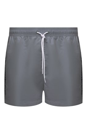 Мужские плавки-шорты CALVIN KLEIN серого цвета по цене 6185 руб., арт. KM0KM00557 | Фото 1 Мужские плавки-шорты CALVIN KLEIN серого цвета, арт. KM0KM00557 | Фото 1 (Материал внешний: Синтетический материал; Принт: Без принта)