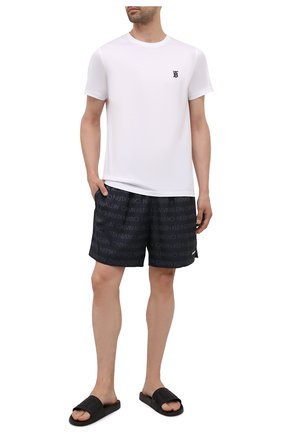 Мужские плавки-шорты CALVIN KLEIN темно-серого цвета по цене 8655 руб., арт. KM0KM00575 | Фото 2 Мужские плавки-шорты CALVIN KLEIN темно-серого цвета, арт. KM0KM00575 | Фото 2 (Материал внешний: Синтетический материал)