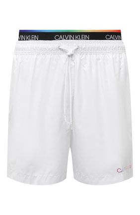 Мужские плавки-шорты CALVIN KLEIN белого цвета по цене 9550 руб., арт. KM0KM00645 | Фото 1 Мужские плавки-шорты CALVIN KLEIN белого цвета, арт. KM0KM00645 | Фото 1