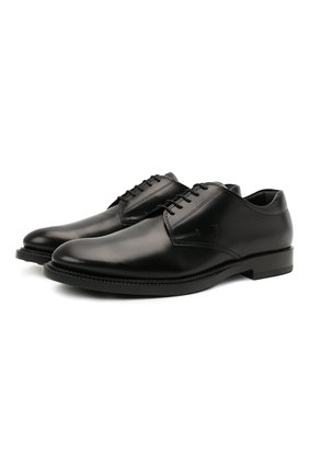 Мужские кожаные дерби TOD’S черного цвета по цене 42000 руб., арт. XXM62C00C20LYG | Фото 1 Мужские кожаные дерби TOD’S черного цвета, арт. XXM62C00C20LYG | Фото 1