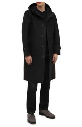 Мужские замшевые дерби KITON серого цвета по цене 121000 руб., арт. USSGAUDN00689 | Фото 2 Мужские замшевые дерби KITON серого цвета, арт. USSGAUDN00689 | Фото 2