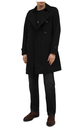 Мужские замшевые дерби KITON коричневого цвета по цене 121000 руб., арт. USSGAUDN00689 | Фото 2 Мужские замшевые дерби KITON коричневого цвета, арт. USSGAUDN00689 | Фото 2