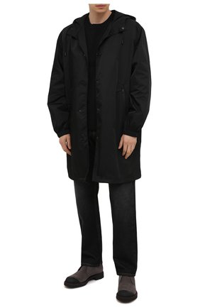 Мужские замшевые ботинки KITON серого цвета по цене 135000 руб., арт. USSPETEN00689 | Фото 2 Мужские замшевые ботинки KITON серого цвета, арт. USSPETEN00689 | Фото 2