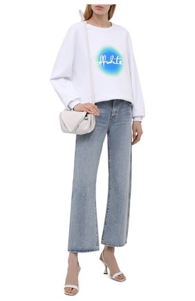 Женский хлопковый свитшот OFF-WHITE белого цвета по цене 46750 руб., арт. 0WBA055R21JER004 | Фото 2 Женский хлопковый свитшот OFF-WHITE белого цвета, арт. 0WBA055R21JER004 | Фото 2