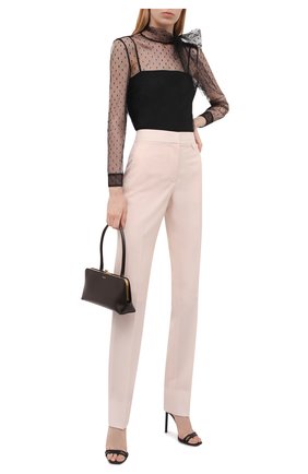 Женская блузка REDVALENTINO черного цвета по цене 34200 руб., арт. WR3AB1Y0/1GK | Фото 2 Женская блузка REDVALENTINO черного цвета, арт. WR3AB1Y0/1GK | Фото 2