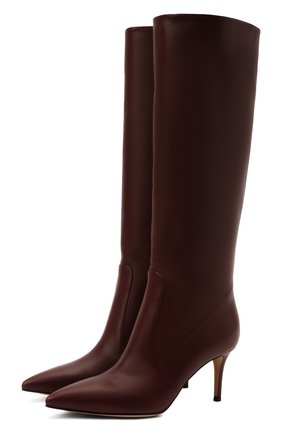 Женские кожаные сапоги hensen 70 GIANVITO ROSSI бордового цвета по цене 129500 руб., арт. G80458.70RIC.VGIMERL | Фото 1 Женские кожаные сапоги hensen 70 GIANVITO ROSSI бордового цвета, арт. G80458.70RIC.VGIMERL | Фото 1