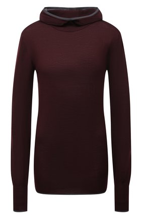 Женская шерстяная водолазка JIL SANDER темно-коричневого цвета по цене 89950 руб., арт. JPPT754502-WTY21288 | Фото 1 Женская шерстяная водолазка JIL SANDER темно-коричневого цвета, арт. JPPT754502-WTY21288 | Фото 1