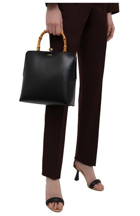 Женская сумка goji medium JIL SANDER черного цвета по цене 154500 руб., арт. JSPT851577-WTB00080N | Фото 2 Женская сумка goji medium JIL SANDER черного цвета, арт. JSPT851577-WTB00080N | Фото 2
