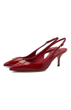 Женские кожаные туфли cardinale DOLCE & GABBANA бордового цвета по цене 64900 руб., арт. CG0501/A1471 | Фото 1 Женские кожаные туфли cardinale DOLCE & GABBANA бордового цвета, арт. CG0501/A1471 | Фото 1