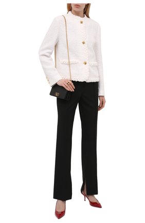 Женские кожаные туфли cardinale DOLCE & GABBANA бордового цвета по цене 64900 руб., арт. CG0501/A1471 | Фото 2 Женские кожаные туфли cardinale DOLCE & GABBANA бордового цвета, арт. CG0501/A1471 | Фото 2
