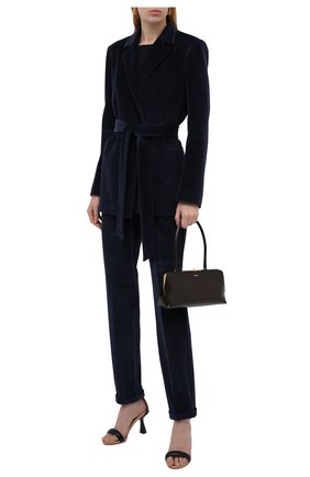 Женский жакет KITON темно-синего цвета по цене 283500 руб., арт. D50519K01T27 | Фото 2 Женский жакет KITON темно-синего цвета, арт. D50519K01T27 | Фото 2