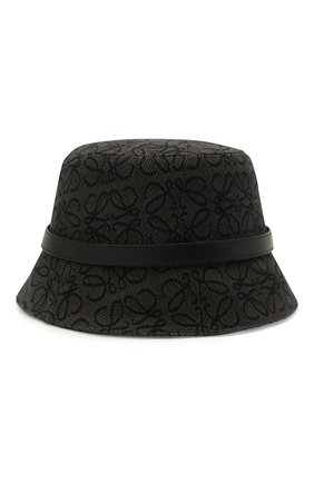 Женская хлопковая панама LOEWE черного цвета по цене 44100 руб., арт. K820HB1X05 | Фото 1 Женская хлопковая панама LOEWE черного цвета, арт. K820HB1X05 | Фото 1