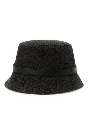 Женская хлопковая панама LOEWE черного цвета по цене 44100 руб., арт. K820HB1X05 | Фото 2 Женская хлопковая панама LOEWE черного цвета, арт. K820HB1X05 | Фото 2