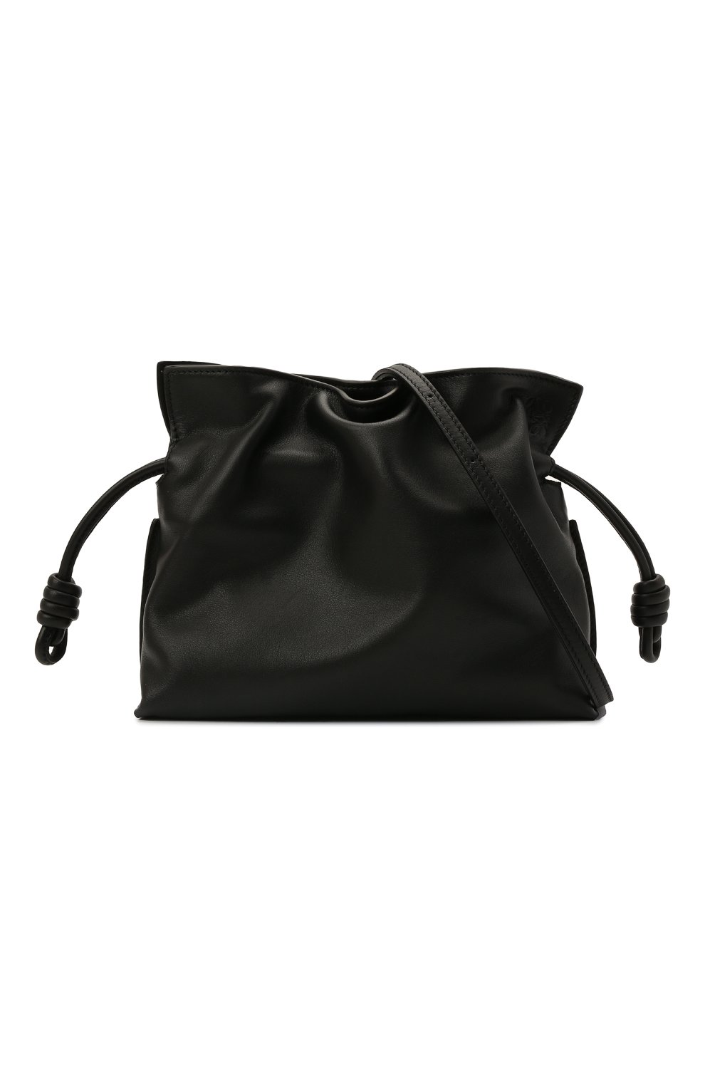 Женский клатч flamenco mini LOEWE черного цвета по цене 0 руб., арт. A411FC2X17 | Фото 7 Женский клатч flamenco mini LOEWE черного цвета, арт. A411FC2X17 | Фото 7 (Материал: Натуральная кожа; Женское Кросс-КТ: Клатч-клатчи; Размер: mini; Ремень/цепочка: На ремешке)