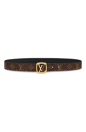 Женский кожаный двухсторонний ремень LOUIS VUITTON черного цвета по цене 44000 руб., арт. M0347U | Фото 2 Женский кожаный двухсторонний ремень LOUIS VUITTON черного цвета, арт. M0347U | Фото 2