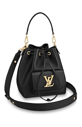 Женская сумка lockme bucket LOUIS VUITTON черного цвета по цене 196000 руб., арт. M57687 | Фото 1 Женская сумка lockme bucket LOUIS VUITTON черного цвета, арт. M57687 | Фото 1