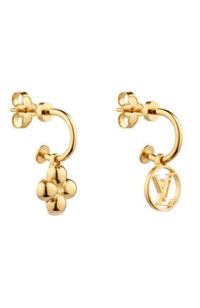 Женские серьги blooming LOUIS VUITTON золотого цвета по цене 23800 руб., арт. M64859 | Фото 1 Женские серьги blooming LOUIS VUITTON золотого цвета, арт. M64859 | Фото 1