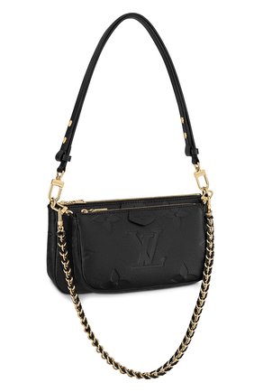 Женская сумка multi pochette accessoires LOUIS VUITTON черного цвета по цене 174000 руб., арт. M80399 | Фото 1 Женская сумка multi pochette accessoires LOUIS VUITTON черного цвета, арт. M80399 | Фото 1