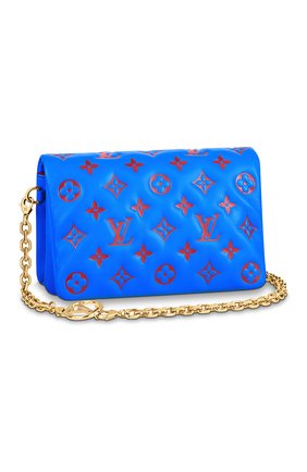 Женский клатч coussin LOUIS VUITTON синего цвета по цене 183000 руб., арт. M80743 | Фото 1 Женский клатч coussin LOUIS VUITTON синего цвета, арт. M80743 | Фото 1